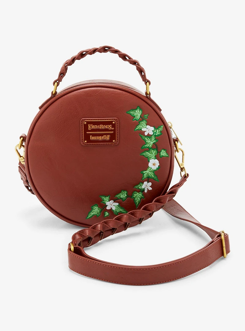 Loungefly The Lord of the Rings Floral Hobbit Door Figural Crossbody Bag - BoxLunch Exclusive