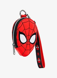 Loungefly Marvel Spider-Man Mask Wristlet Coin Purse - BoxLunch Exclusive