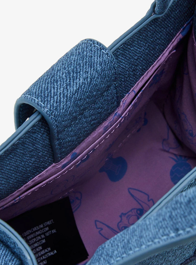 Loungefly Disney Lilo & Stitch Denim Stitch Crossbody Bag - BoxLunch Exclusive