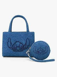 Loungefly Disney Lilo & Stitch Denim Stitch Crossbody Bag - BoxLunch Exclusive