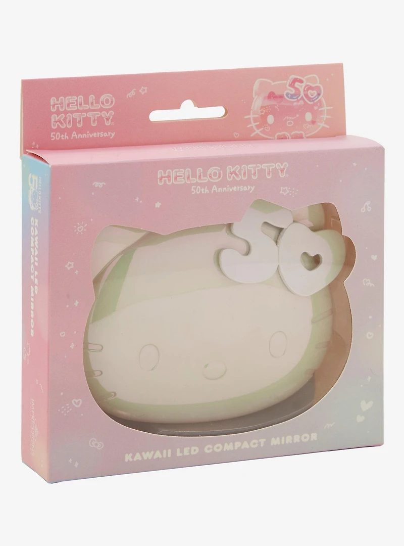 Sanrio Hello Kitty 50th Anniversary LED Compact Mirror
