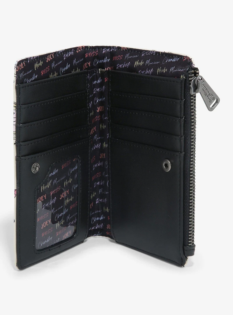 Loungefly Friends Icons Allover Print Wallet