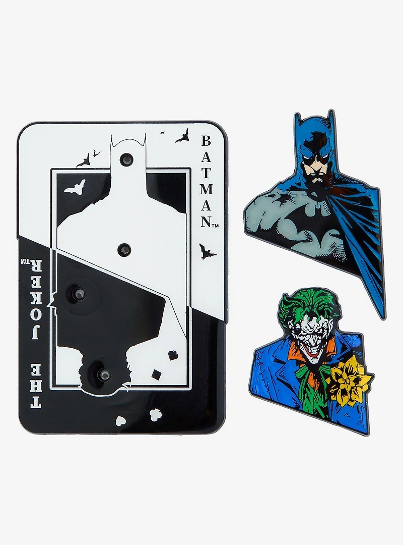 DC Comics Batman The Joker Playing Card 3 Piece Enamel Pin — BoxLunch Exclusive