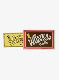 Willy Wonka and the Chocolate Factory Golden Ticket Sliding Enamel Pin — BoxLunch Exclusive