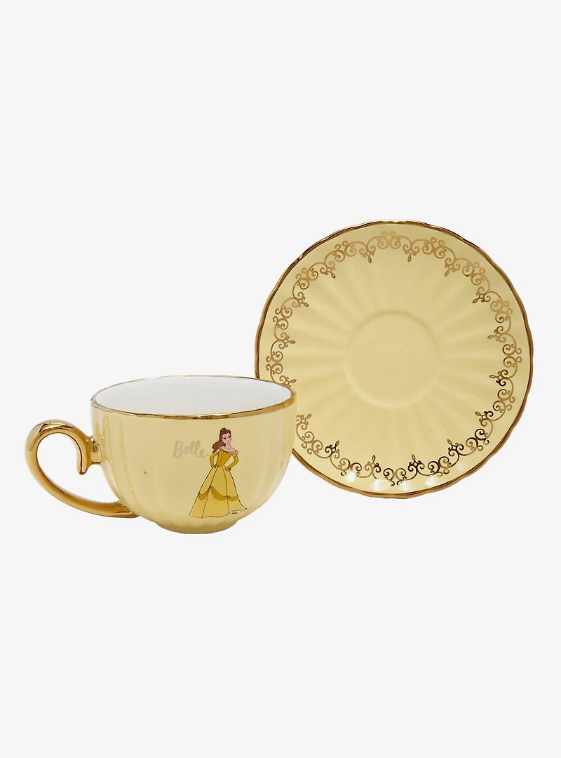 Disney Beauty and the Beast Belle Tea Cup and Saucer