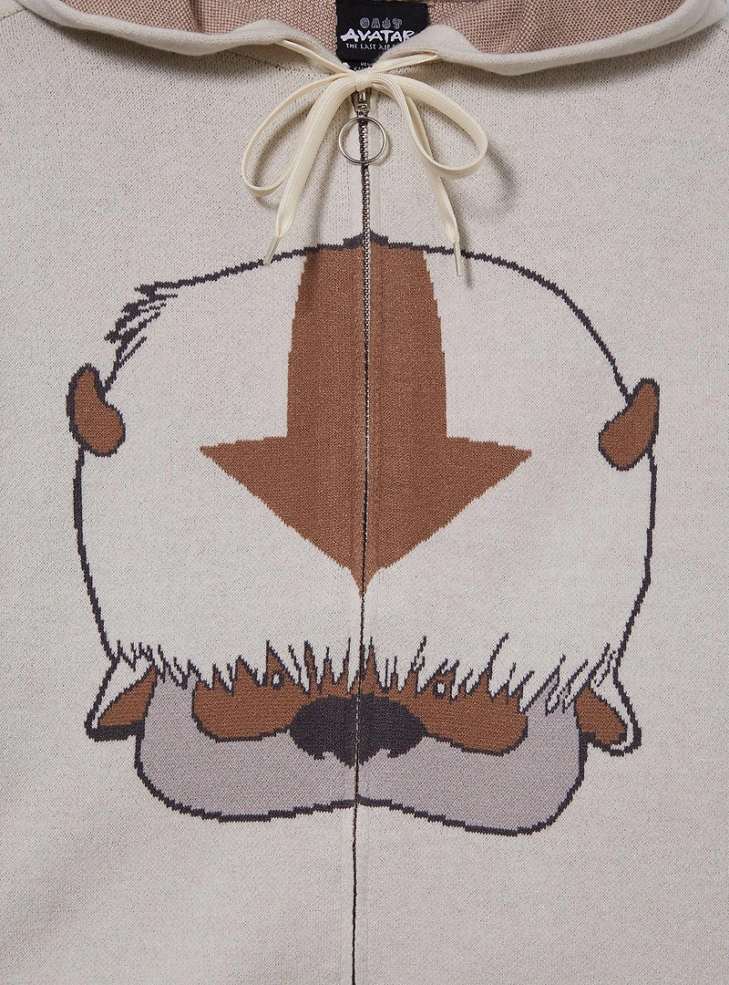 Avatar: The Last Airbender Appa Women's Zip Knit Hoodie — BoxLunch Exclusive