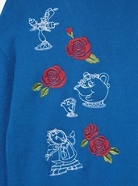 Disney Beauty and the Beast Belle Roses Crochet Women's Plus Cardigan — BoxLunch Exclusive