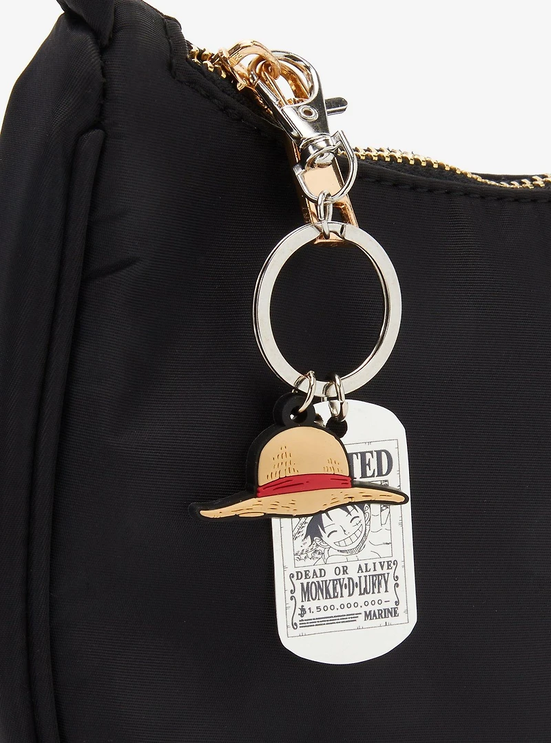 One Piece Luffy Wanted Multi Charm Keychain — BoxLunch Exclusive