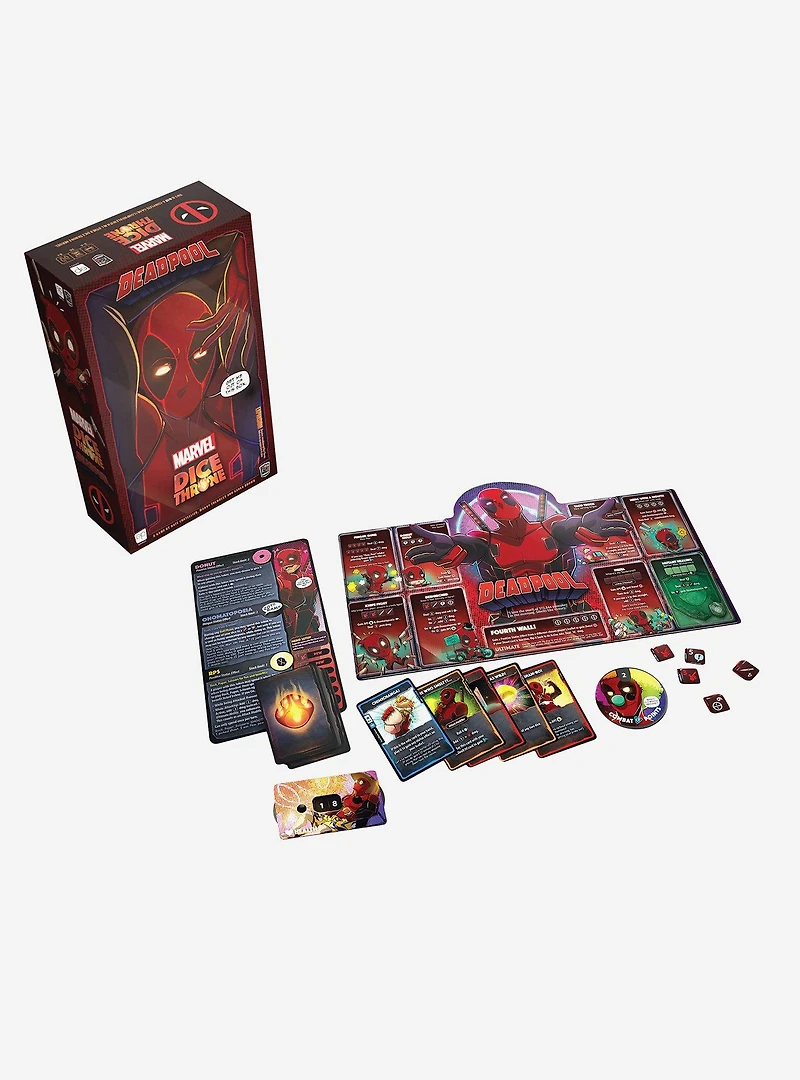 Marvel Dice Throne Game Deadpool Expansion