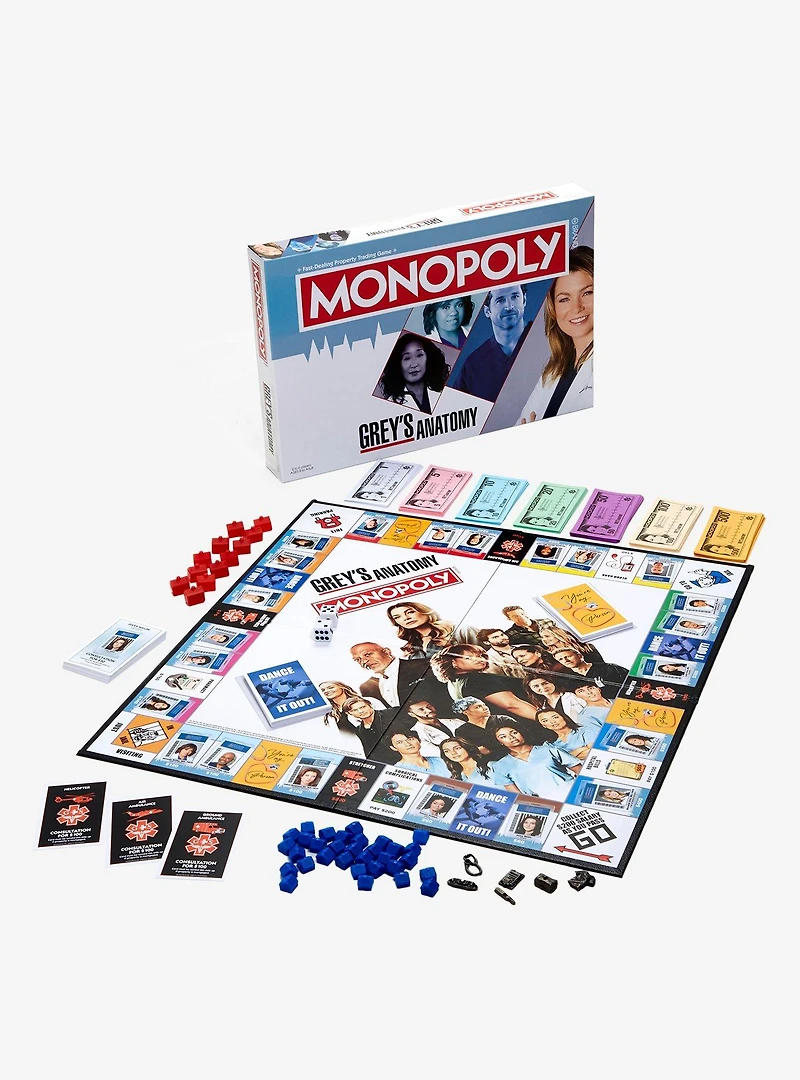 Grey's Anatomy Monopoly Board Game