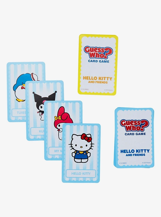 Anime Merch Sanrio Hello Kitty and Friends Guess Who? Card Game