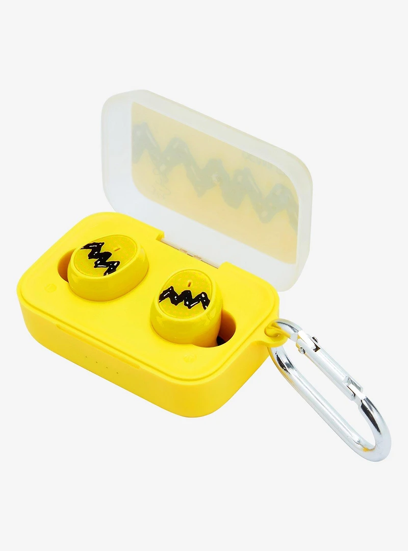 Peanuts Charlie Brown Shirt Wireless Earbuds and Case