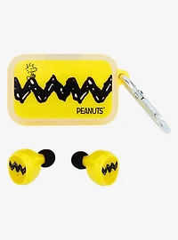 Peanuts Charlie Brown Shirt Wireless Earbuds and Case
