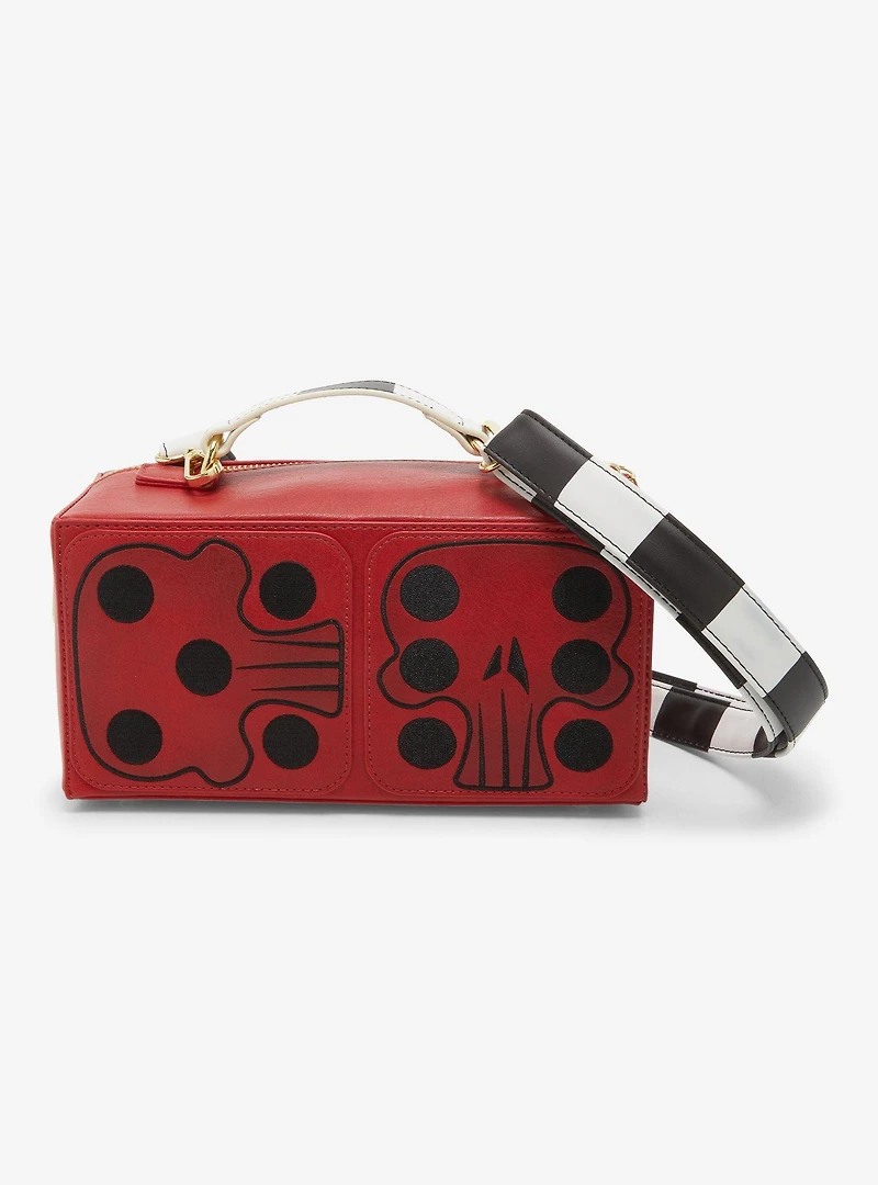 Loungefly Disney The Nightmare Before Christmas Oogie Boogie Dice Figural Crossbody Bag