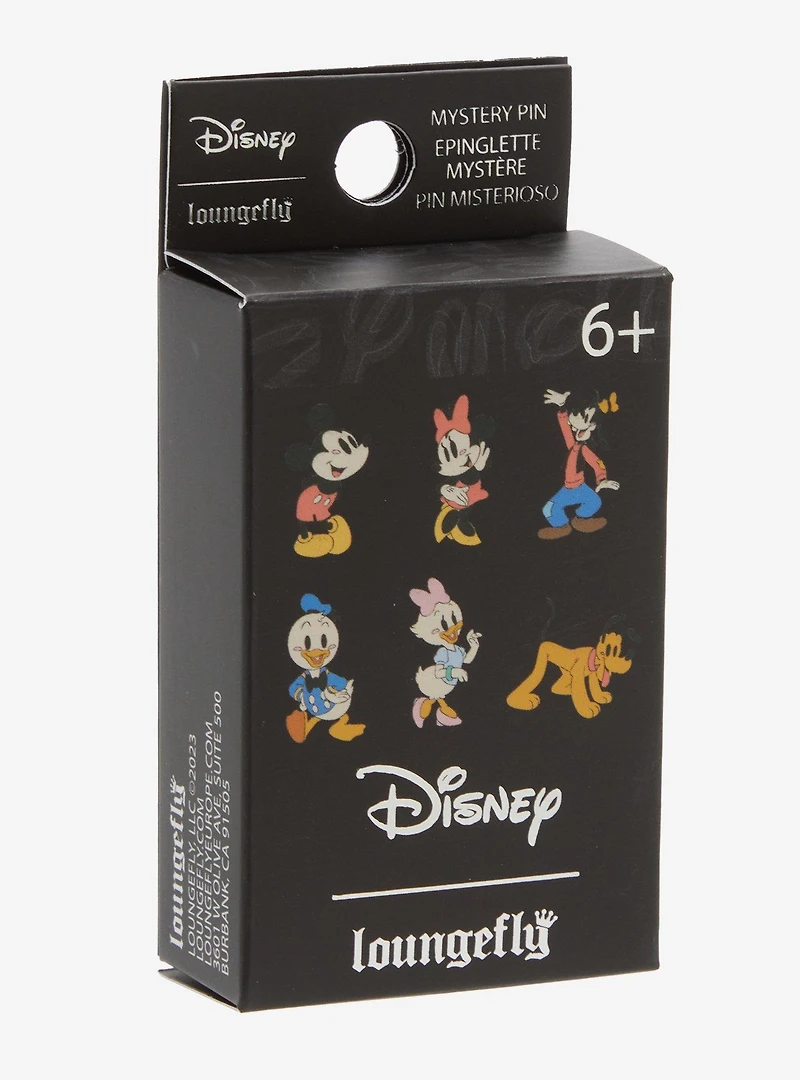 Loungefly Disney Mickey & Friends Retro Blind Box Enamel Pin