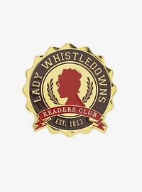 Bridgerton Lady Whistledown's Readers Club Enamel Pin