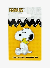 Peanuts Snoopy & Woodstock Hug Enamel Pin