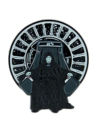 Star Wars Emperor Palpatine Spinning Enamel Pin — BoxLunch Exclusive