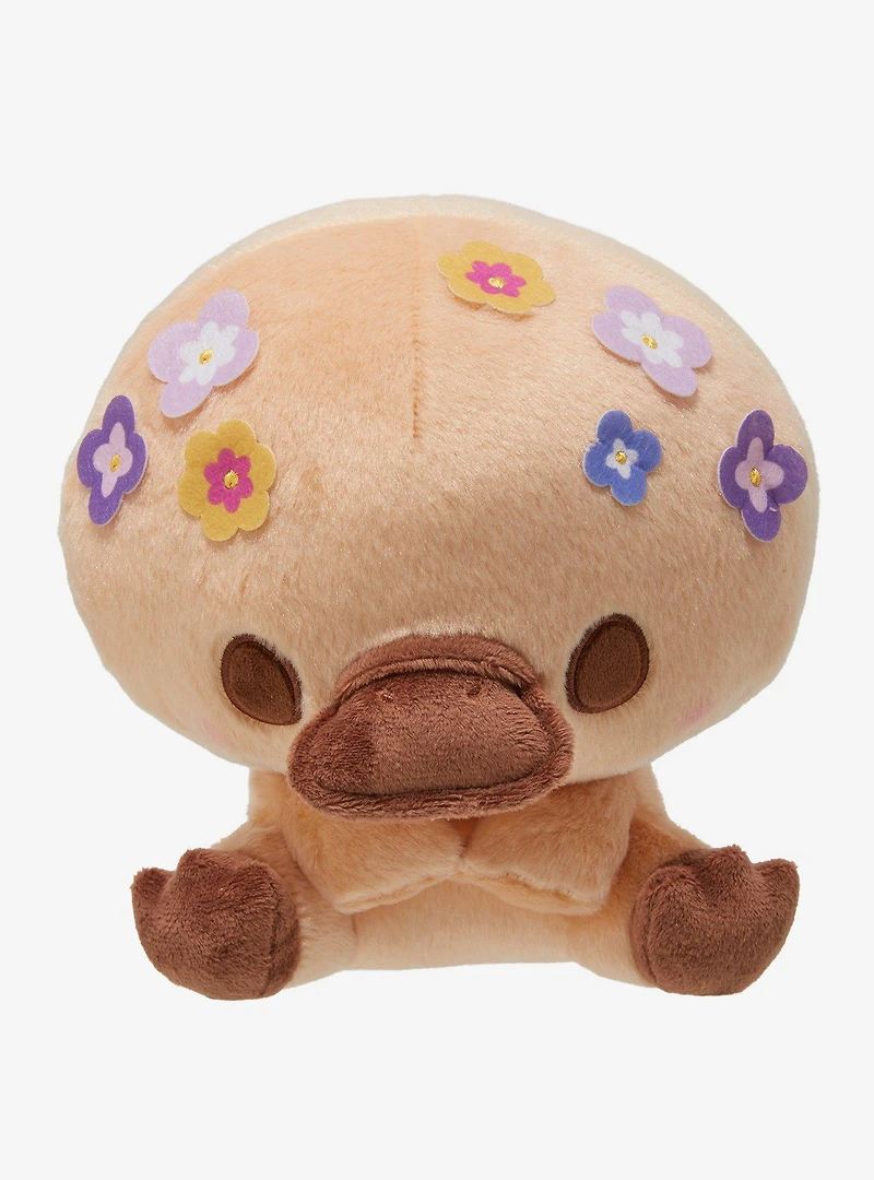 Floral Platypus 8 Inch Plush