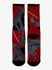 Star Wars Darth Vader Allover Print Crew Socks - BoxLunch Exclusive