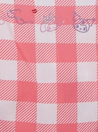 Sanrio My Melody & Kuromi Diner Checkered Tie-Back Women's Blouse - BoxLunch Exclusive