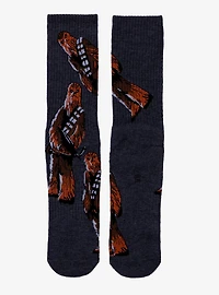 Star Wars Chewbacca Allover Print Crew Socks - BoxLunch Exclusive