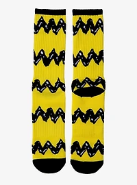 Peanuts Charlie Brown Striped Crew Socks - BoxLunch Exclusive