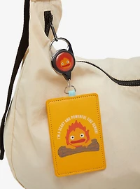 Studio Ghibli Howl's Moving Castle Calcifer Retractable Lanyard