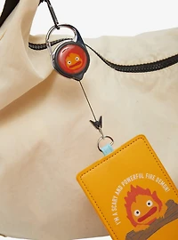 Studio Ghibli Howl's Moving Castle Calcifer Retractable Lanyard
