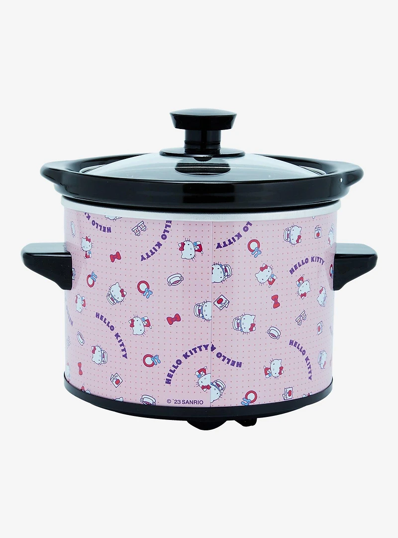 Sanrio Hello Kitty Allover Print 2-Quart Slow Cooker