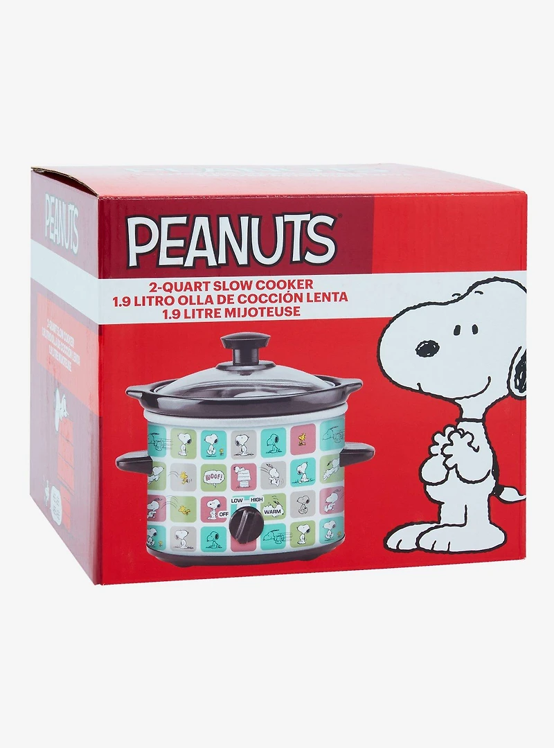 Peanuts Snoopy Grid 2-Quart Slow Cooker