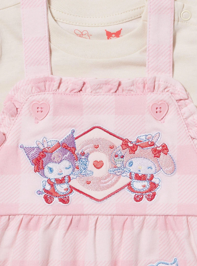 Sanrio My Melody & Kuromi Diner Infant Overall T-Shirt Set - BoxLunch Exclusive