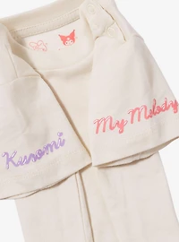 Sanrio My Melody & Kuromi Diner Infant Overall T-Shirt Set - BoxLunch Exclusive