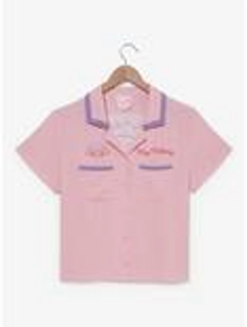 Sanrio My Melody Diner Women's Cropped Woven Button-Up - BoxLunch Exclusive