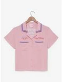 Sanrio My Melody Diner Women's Cropped Woven Button-Up - BoxLunch Exclusive