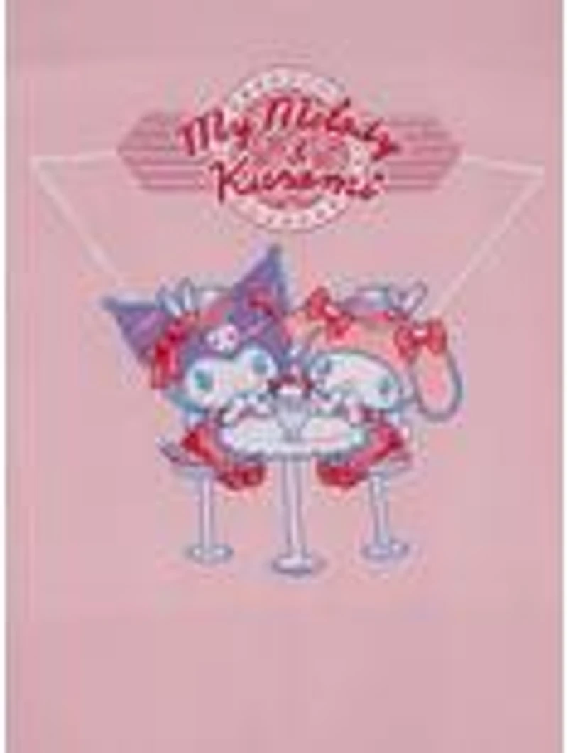 Sanrio My Melody Diner Women's Cropped Woven Button-Up - BoxLunch Exclusive