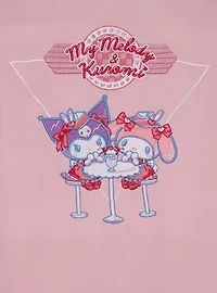 Sanrio My Melody Diner Women's Cropped Woven Button-Up - BoxLunch Exclusive