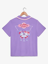 Sanrio Kuromi Diner Women's Cropped Woven Button-Up - BoxLunch Exclusive