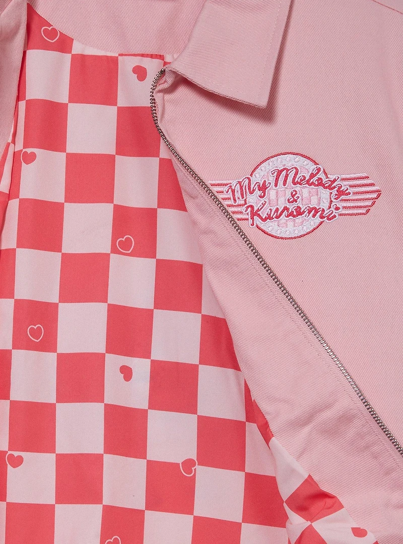 Sanrio My Melody & Kuromi Diner Women's Cropped Jacket - BoxLunch Exclusive