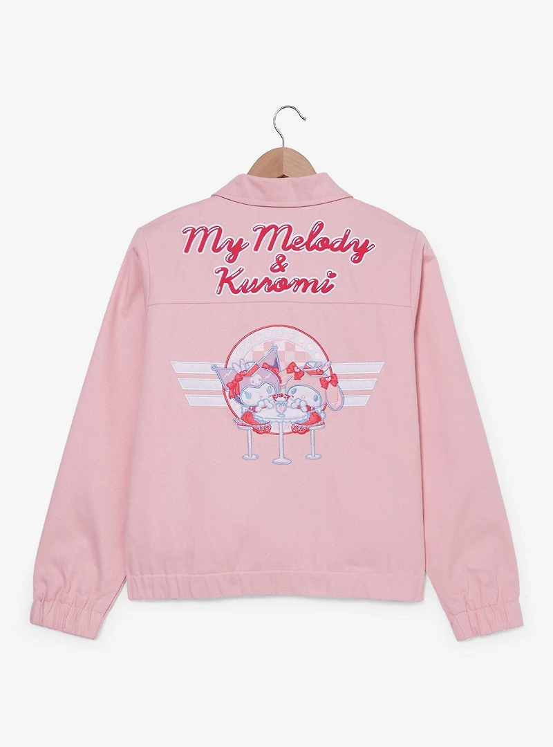 Sanrio My Melody & Kuromi Diner Women's Cropped Jacket - BoxLunch Exclusive