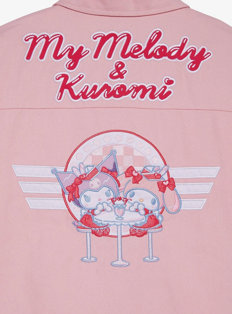 Sanrio My Melody & Kuromi Diner Women's Cropped Jacket - BoxLunch Exclusive