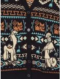 Disney The Emperor's New Groove Kuzco Llama Pattern Women's Cardigan — BoxLunch Exclusive