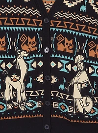 Disney The Emperor's New Groove Kuzco Llama Pattern Women's Cardigan — BoxLunch Exclusive