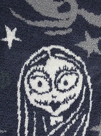 Disney The Nightmare Before Christmas Jack & Sally Allover Print Feather Knit Throw
