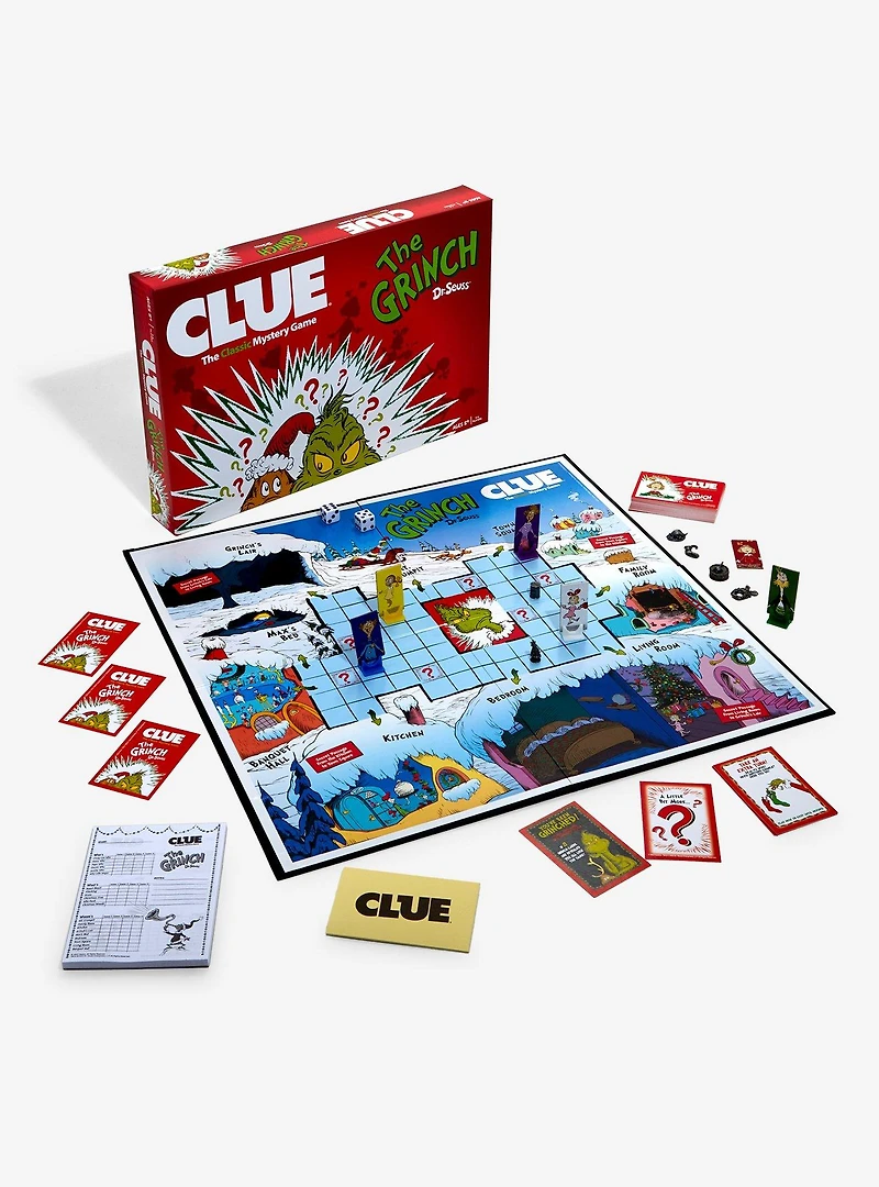 Dr. Seuss The Grinch Clue Board Game