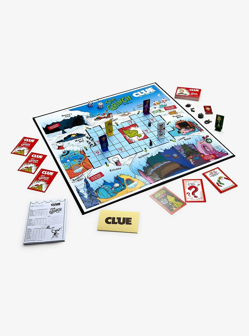 Dr. Seuss The Grinch Clue Board Game