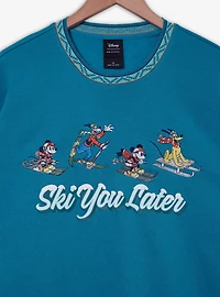 Our Universe Disney Mickey & Friends Ski You Later Crewneck - BoxLunch Exclusive