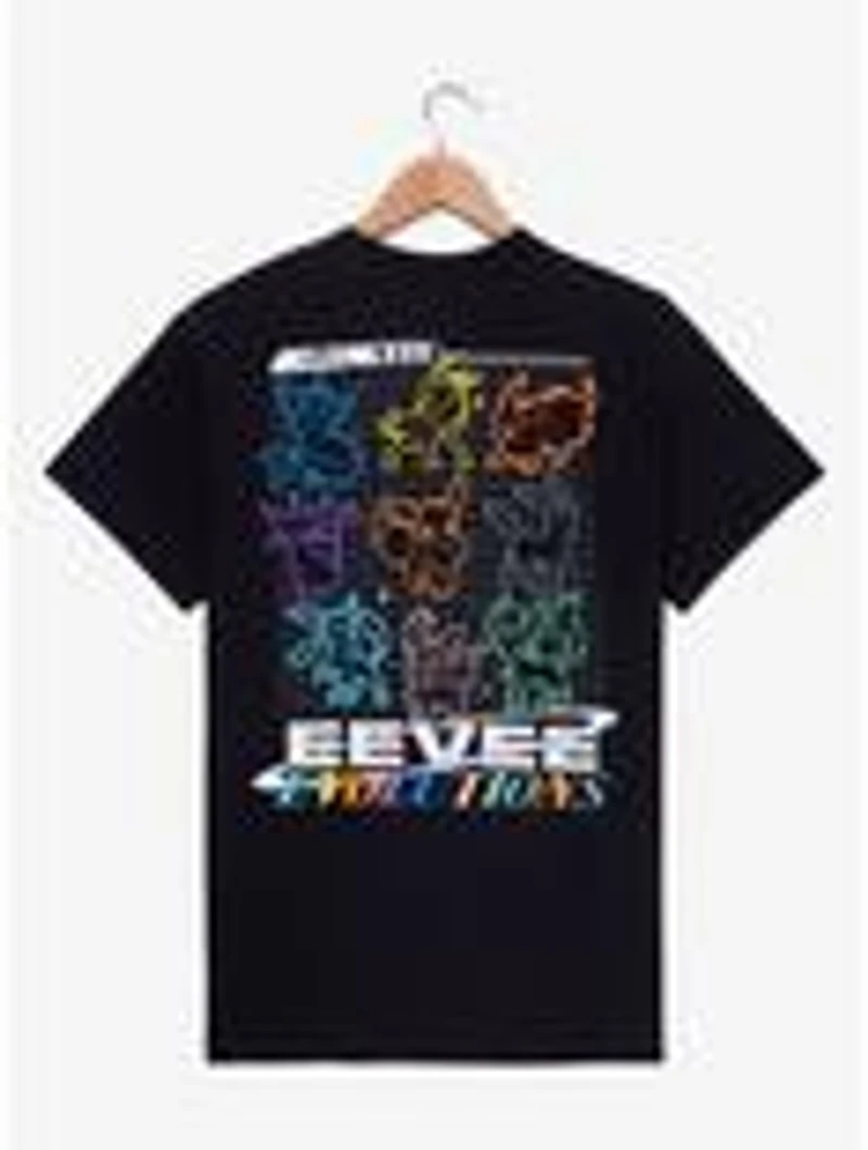 Pokémon Eevee Evolutions Tonal Portrait T-Shirt - BoxLunch Exclusive