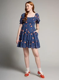 Her Universe Studio Ghibli® Howl's Moving Castle Calcifer Starry Dress — BoxLunch Exclusive