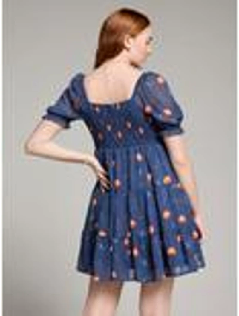 Her Universe Studio Ghibli® Howl's Moving Castle Calcifer Starry Dress — BoxLunch Exclusive